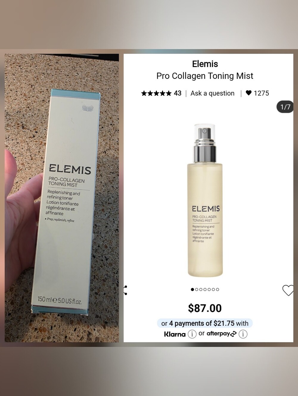ELEMIS Pro-Collagen Toning Mist